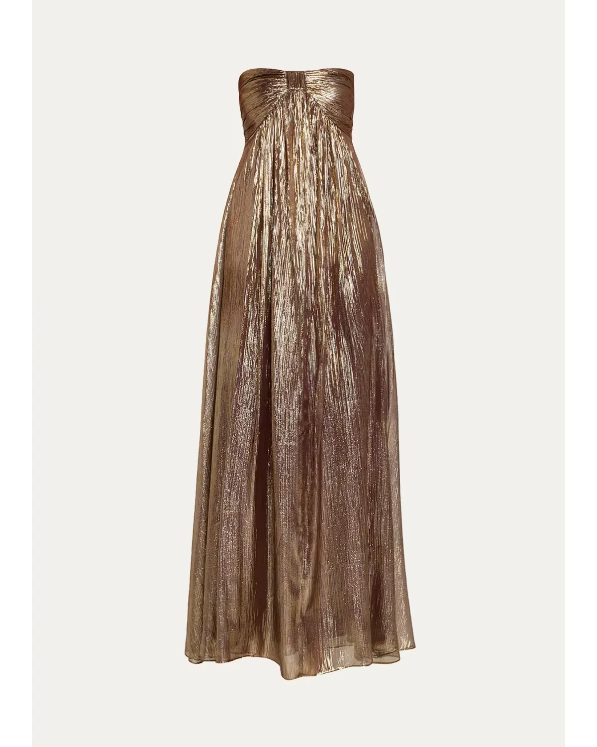 Liberty Strapless Metallic Gown by Ramy Brook