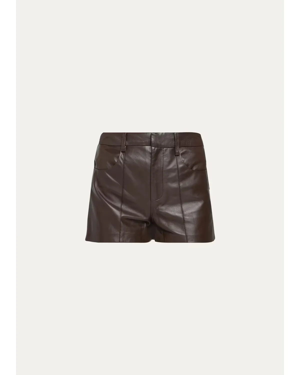 Aurea Leather Shorts by Ramy Brook