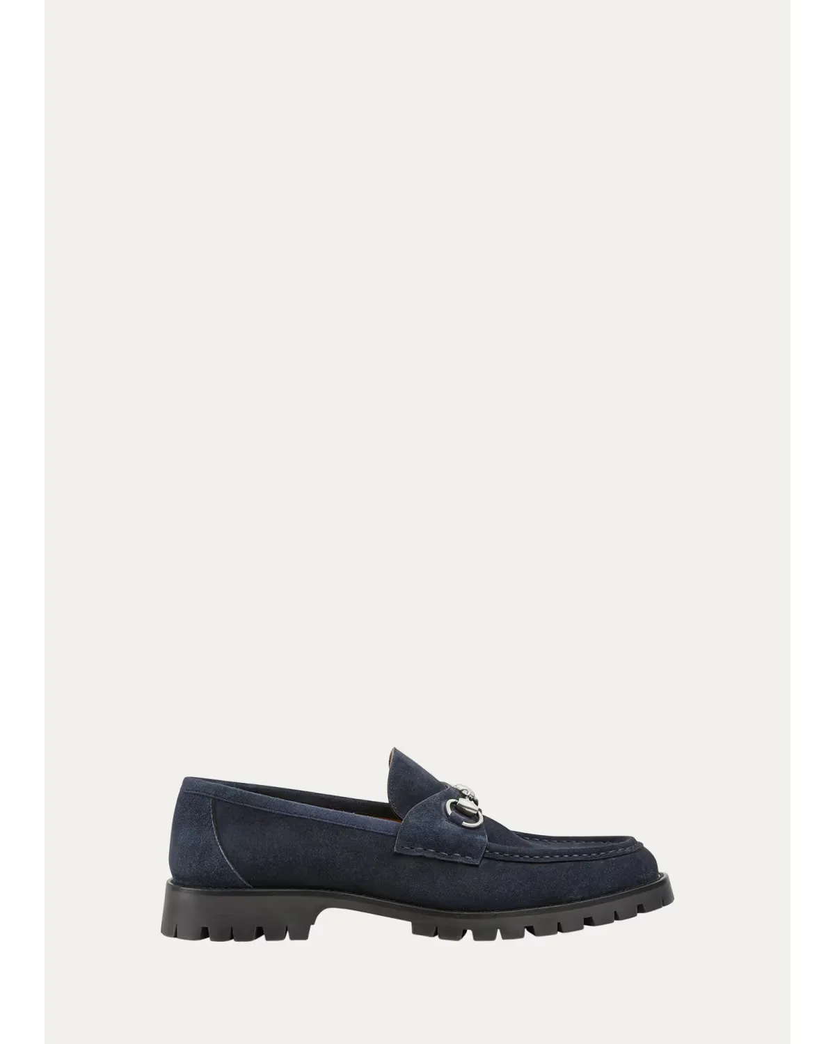 Sylke Suede Horsebit Loafers by Gucci