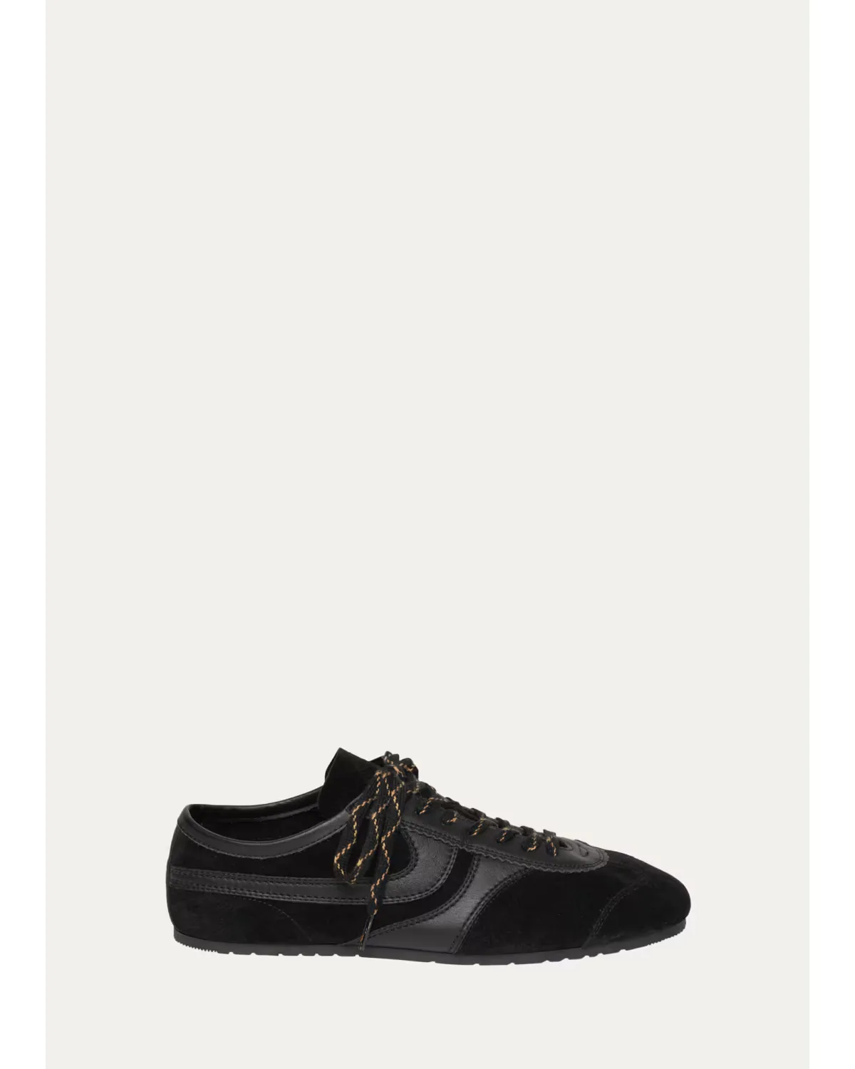 Mixed Leather Retro Runner Sneakers by Dries Van Noten