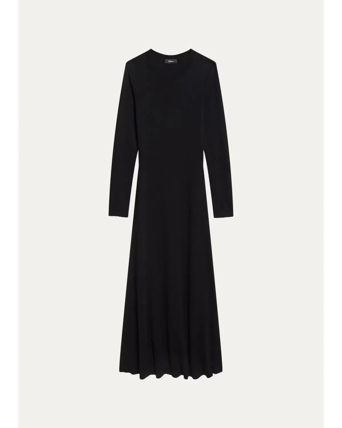 Merino Wool Crewneck Midi Dress by Theory