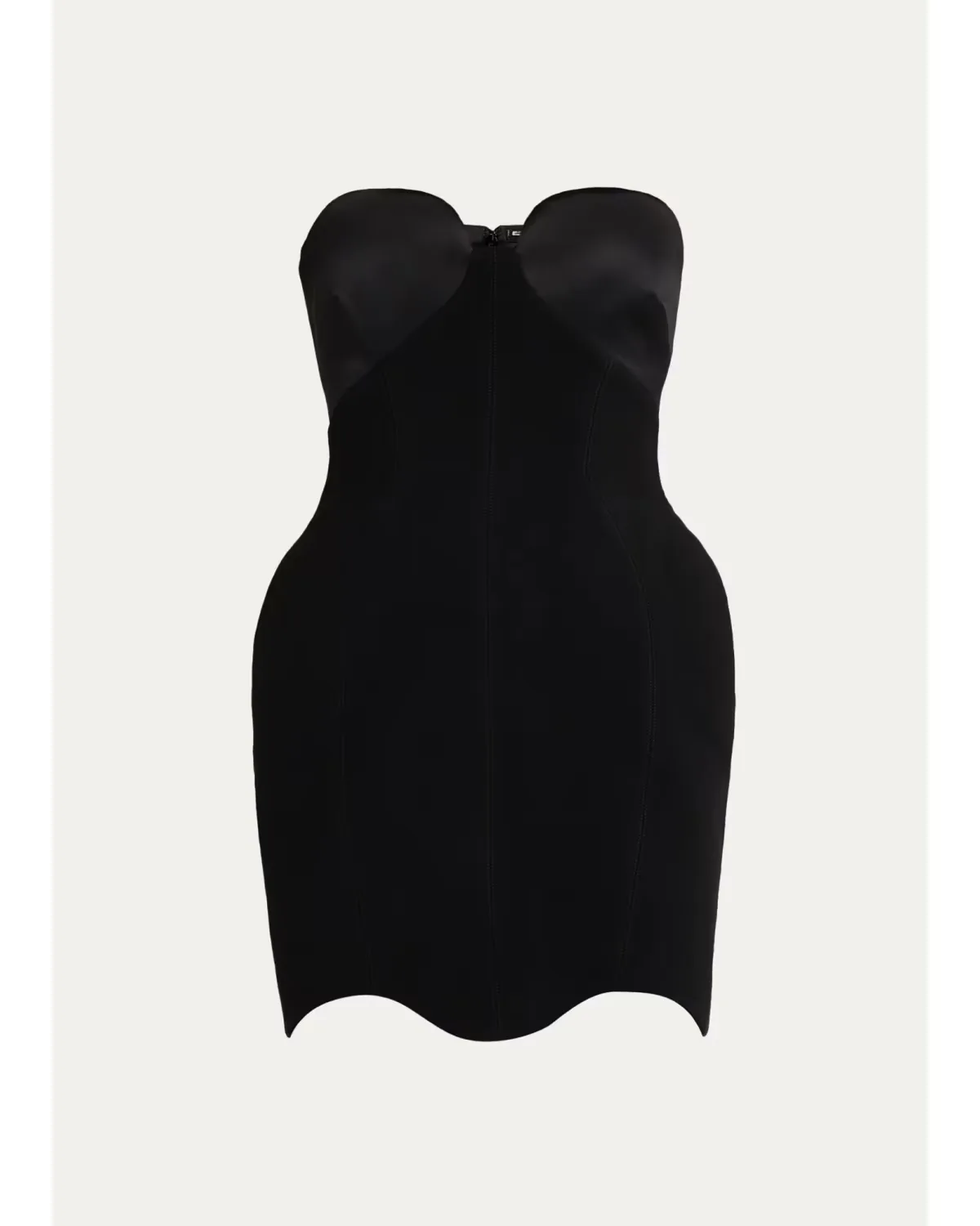 Calvin Strapless Sweetheart Combo Mini Dress by Et Ochs
