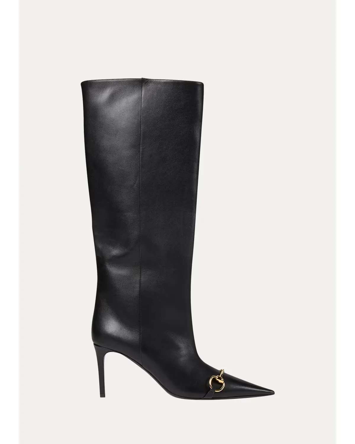 Donna 80MM Leather Boots by Gucci