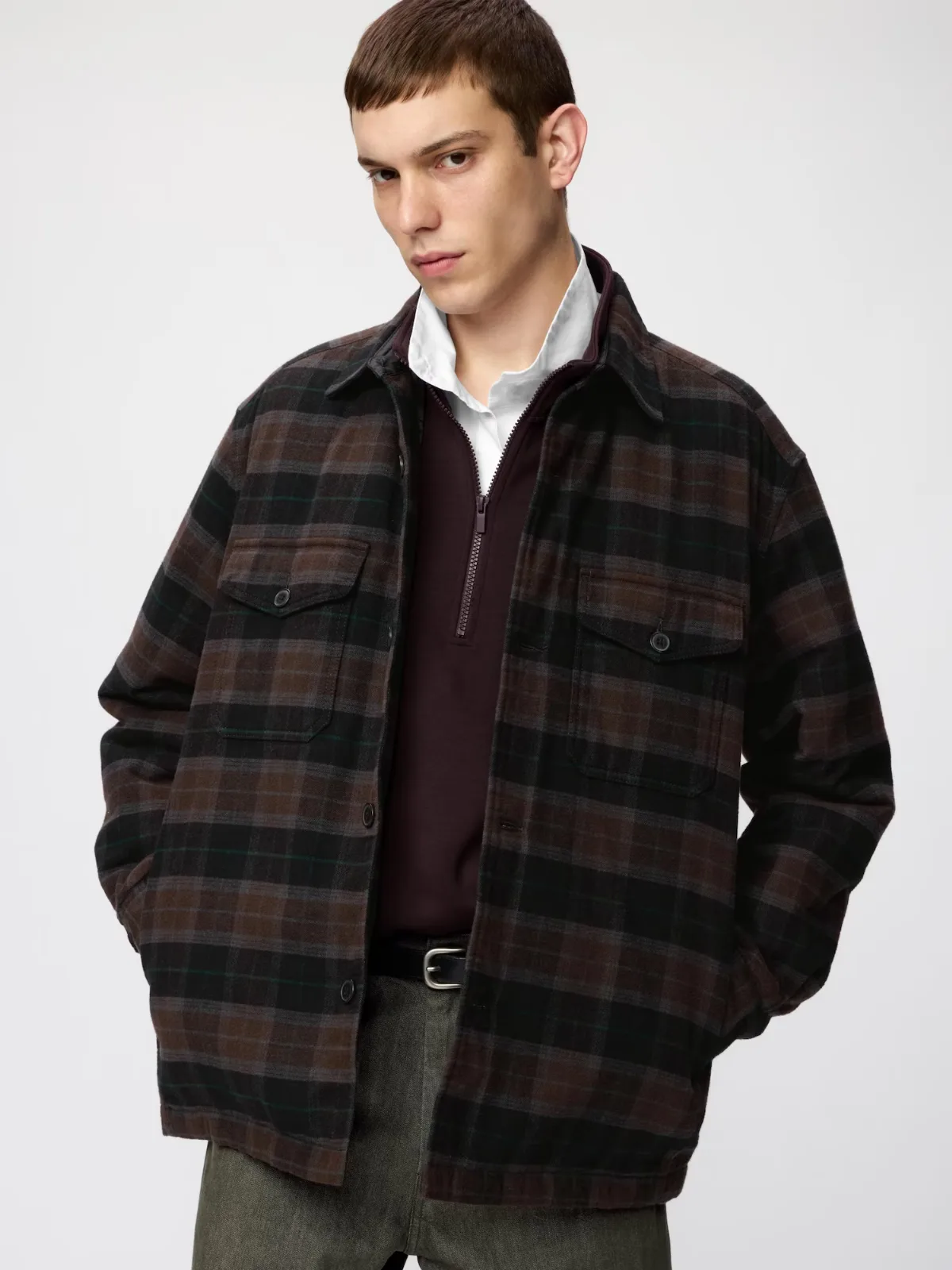 Padded Shirt Jacket by Uniqlo