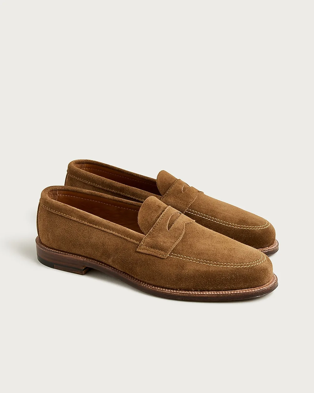 Alden® for J.Crew Suede Penny Loafers by J.Crew