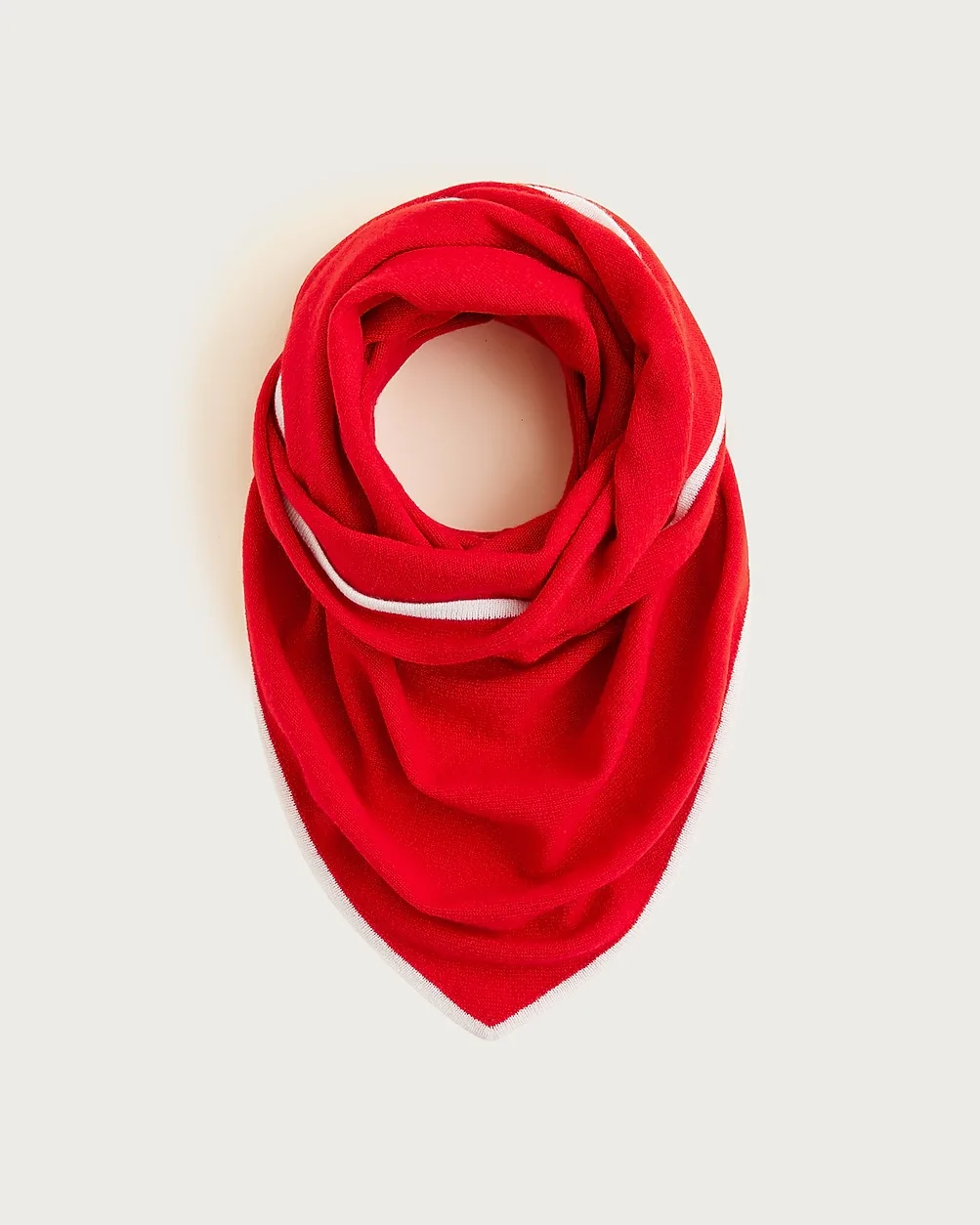 Tipped Wool-Cashmere Blend Bandana by J.Crew