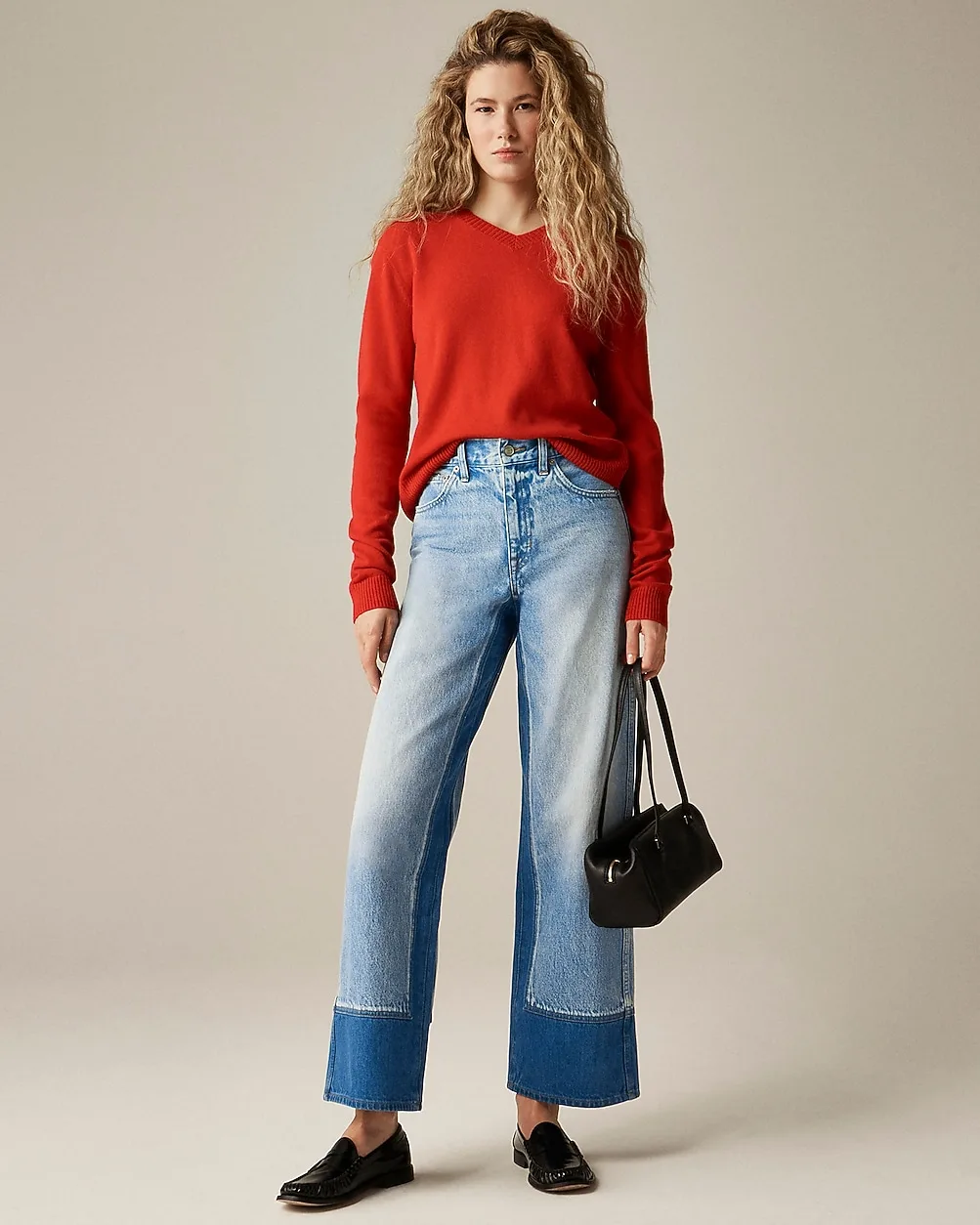 Everyday Wide-Leg Ankle Jean with Washblocking by J.Crew
