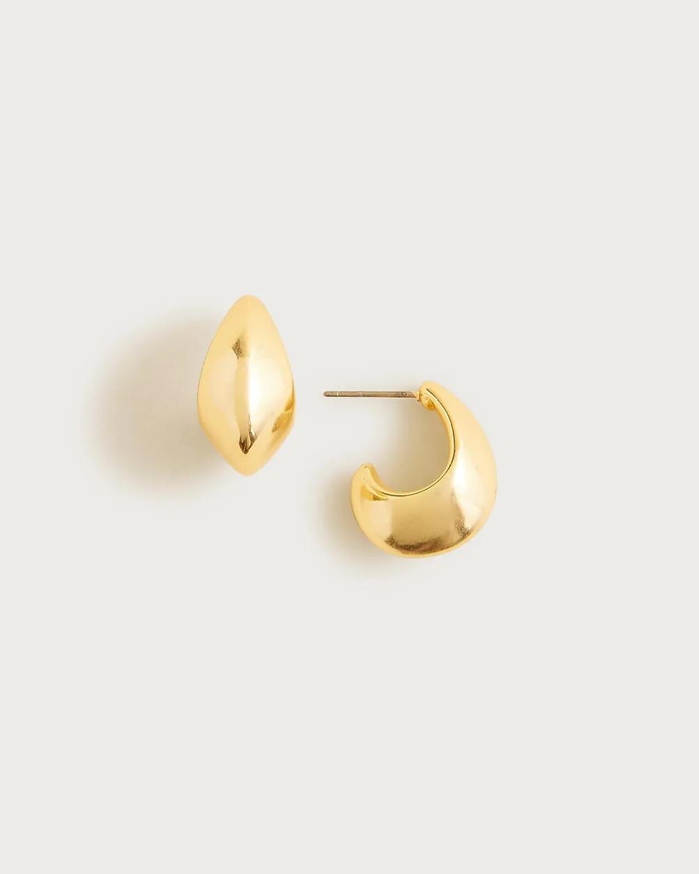 Sculptural Hoop Earrings by J.Crew