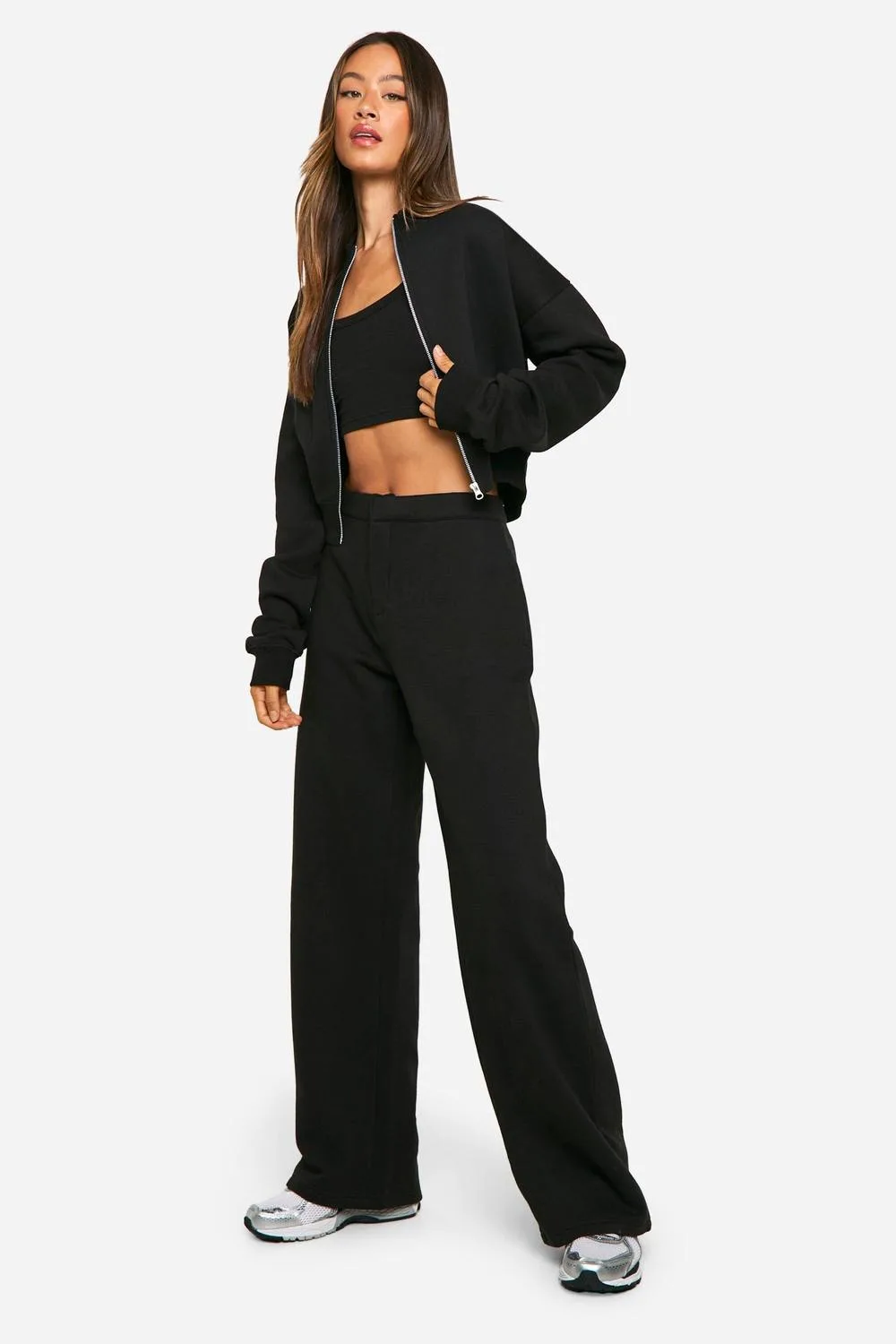 3 Piece Bomber Tracksuit by boohoo