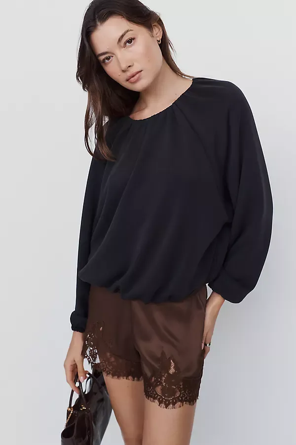 Gathered Modal Sweatshirt by Scotch & Soda