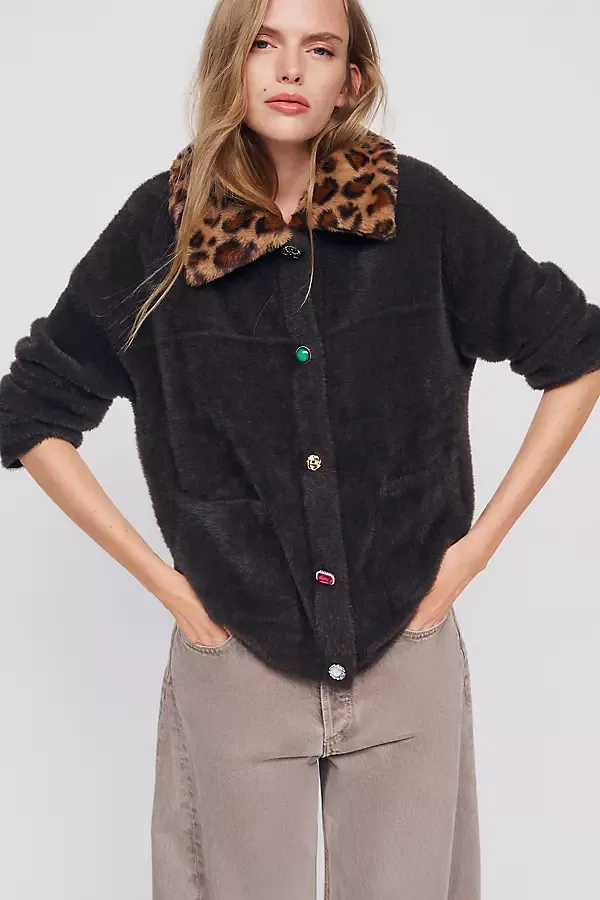 Cash Eyelast Knit Bomber Jacket by NVLT