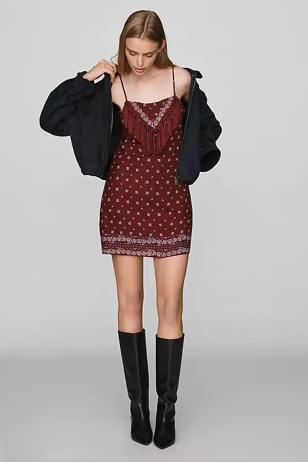 Anamarija Linen Blend Mini Dress by Saylor