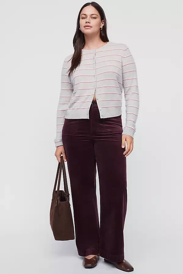 Colette Corduroy Full Length Wide Leg Pants