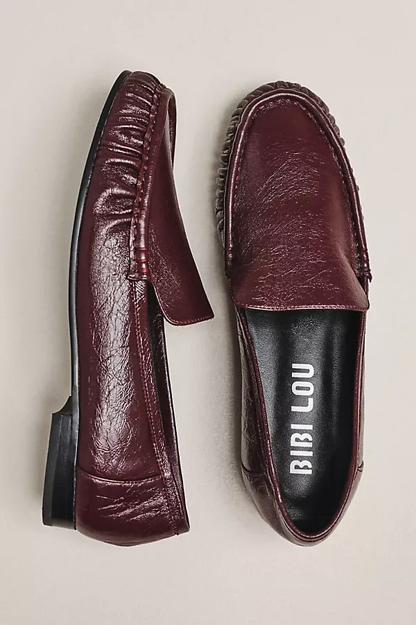 Ruched Loafers by Bibi Lou