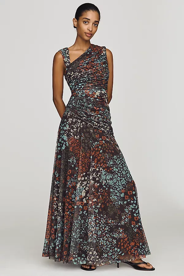 Ester Ruched Maxi Dress by Hutch