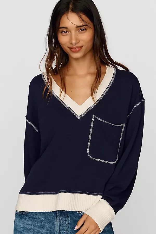 Montana Pocket Knit Top by Pilcro