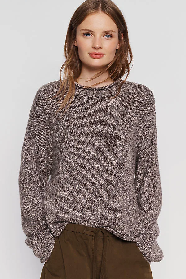 Harlow 100% Marled Cotton Sweater