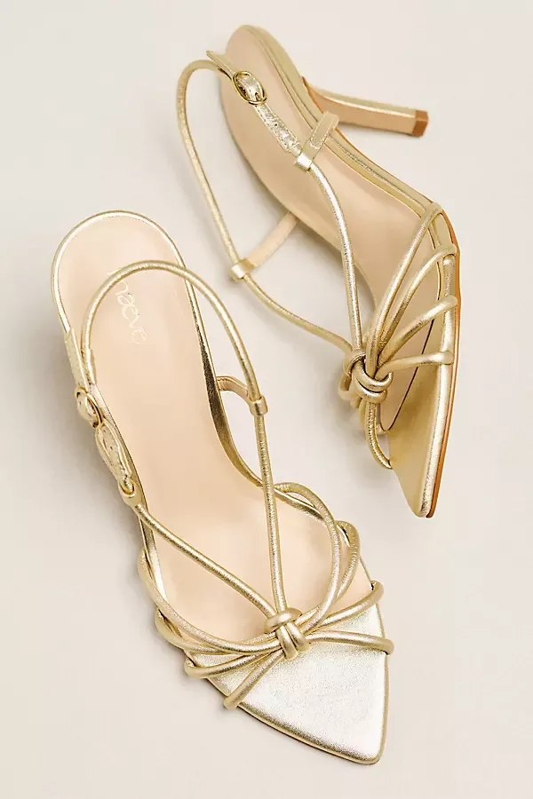 Aleah Strappy Pointed-Toe Heels