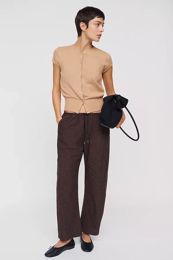 Theo Drawstring Poplin Pants by Pistola