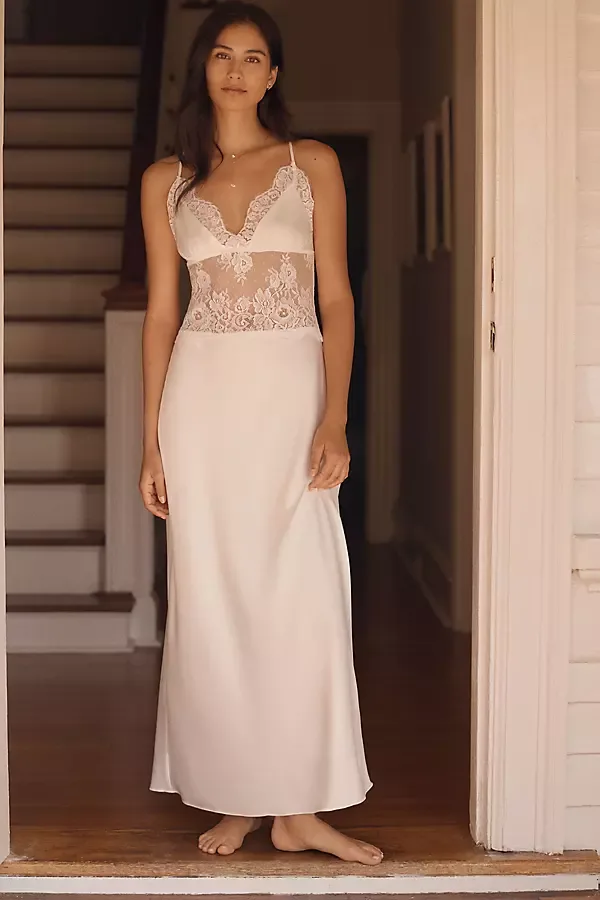 Kennedy Lace Inset Maxi Gown by Rya Collection