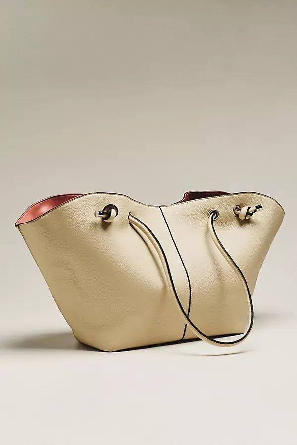 Pebbled Faux Leather Tote by Maeve