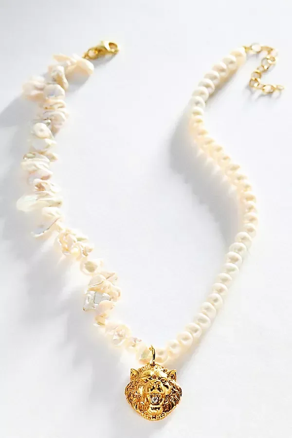 King Leon Pearl Necklace by Hermina Athens