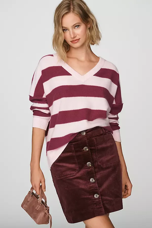Colette Corduroy Mini Skirt by Maeve