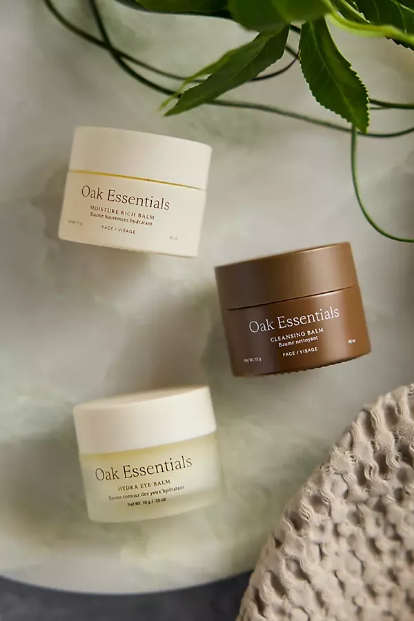Oak Essentials Cleanse + Hydrate Balm Routine by Terrain