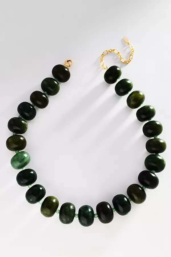 Waverly Beaded Necklace by Anthropologie