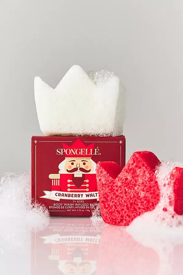Nutcracker Body Wash Buffer, Set of 2 by Spongell