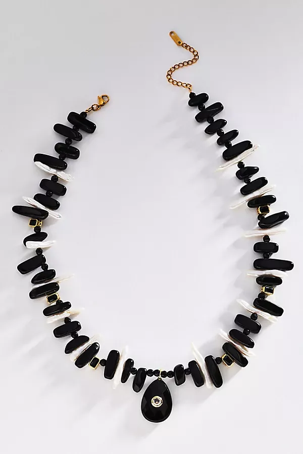Onyx and Baro Necklace by Hannah B.
