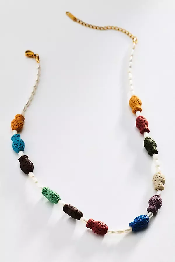 Lava & Pearl Chocker by Hannah B.