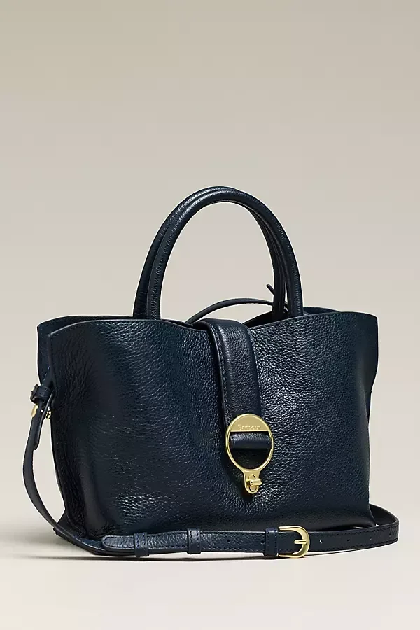 Alder Mini Leather Tote Bag by Barbour
