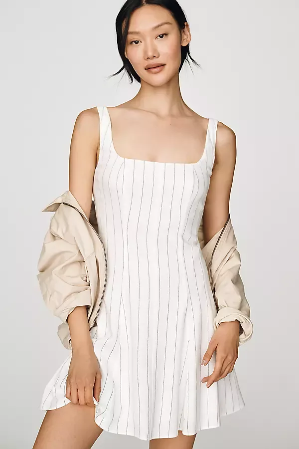 Striped A-Line Dress by Rowing Blazers