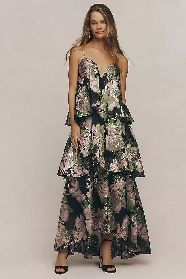 Florayne Tiered Maxi Dress by Elliatt
