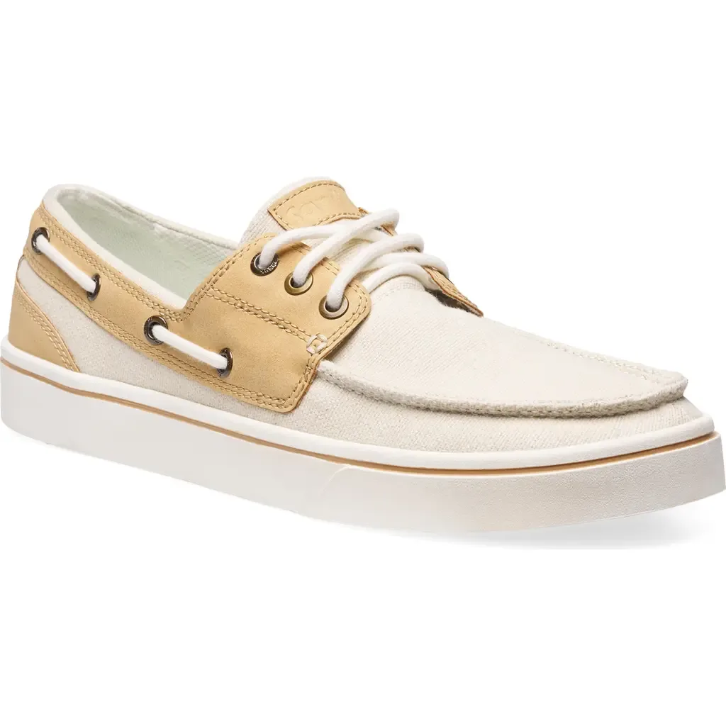 Hava Sneaker Sole Canvas Boat Shoe by Sanuk