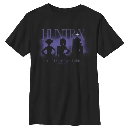 The Takedown Tour Silhouette Graphic Short Sleeve T-Shirt by KPop Demon Hunters