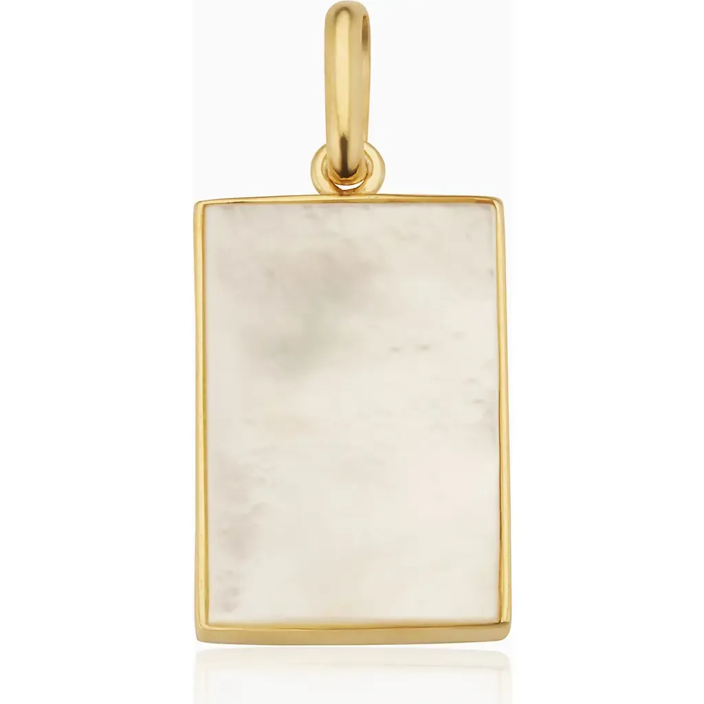 14K Gold Tag Me Pendant Charm by Oradina