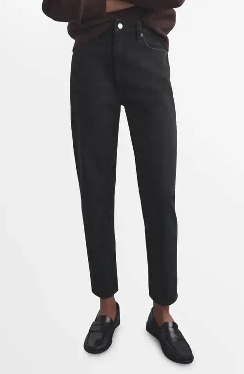 Crop Mom Jeans by MANGO
