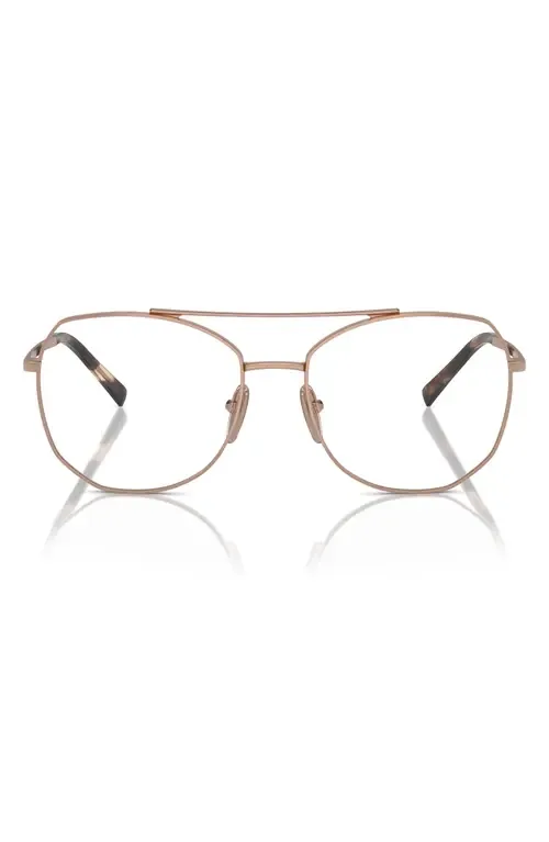 56mm Rectangular Optical Glasses by Prada