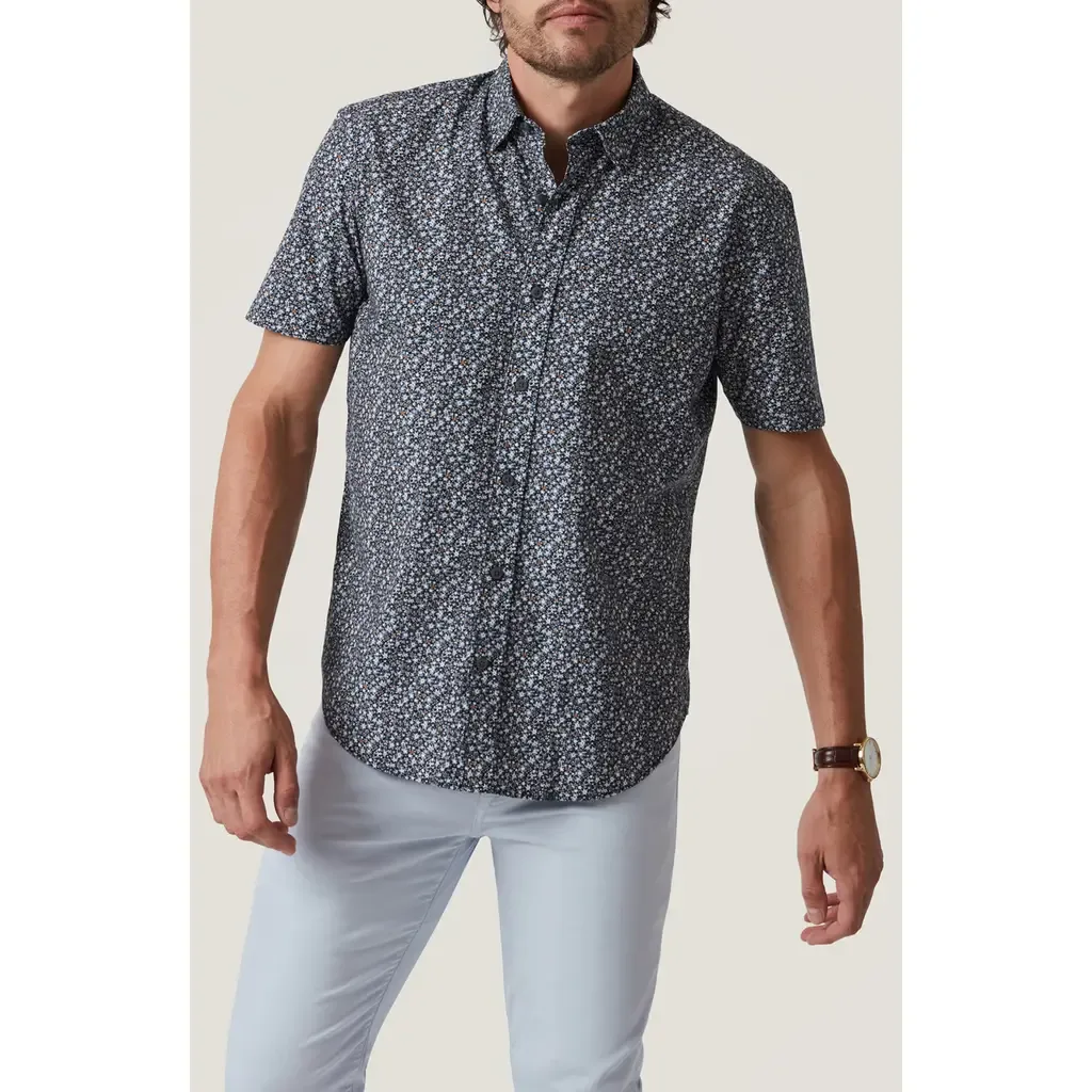 Field Floral Short Sleeve Button-Up Shirt by 34 Heritage