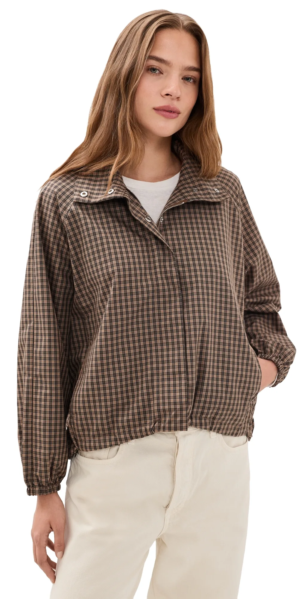 Funnel Neck Windbreaker Jacket by Madewell