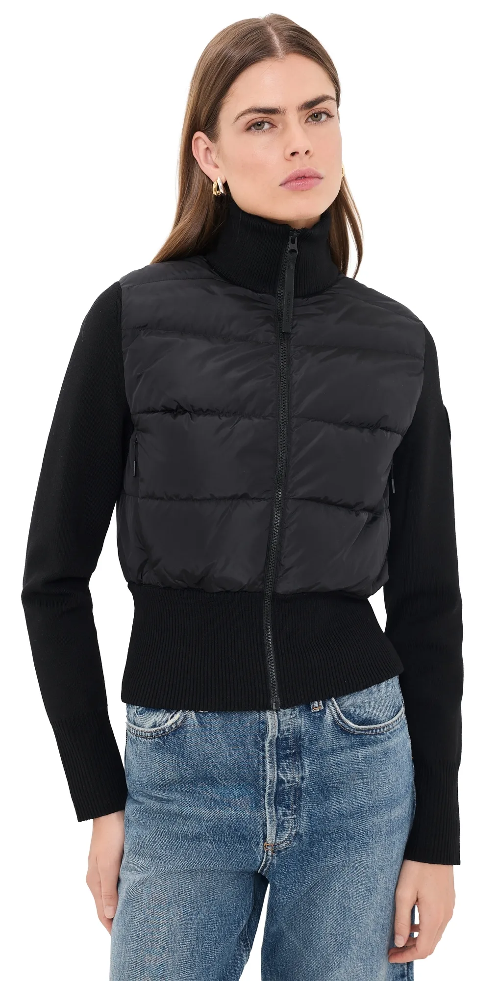 Wide Quilt Knit Down Jacket by Canada Goose