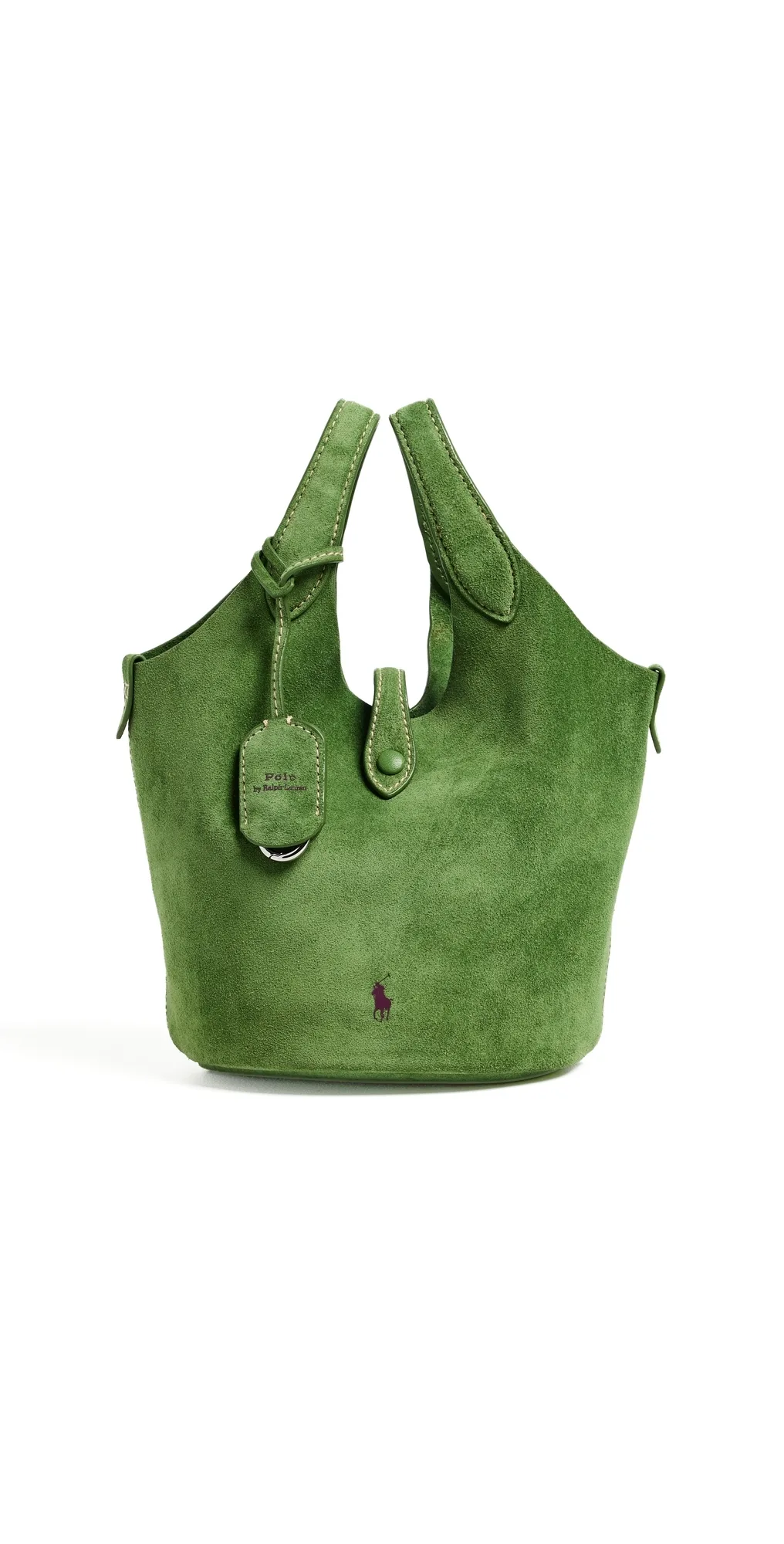 Small Suede Poly Crossbody Bag by Polo Ralph Lauren