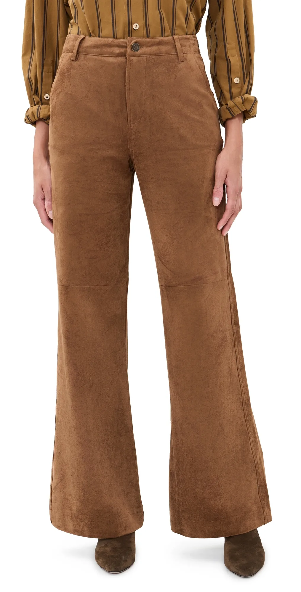 Cecile Pants Saddle Suede