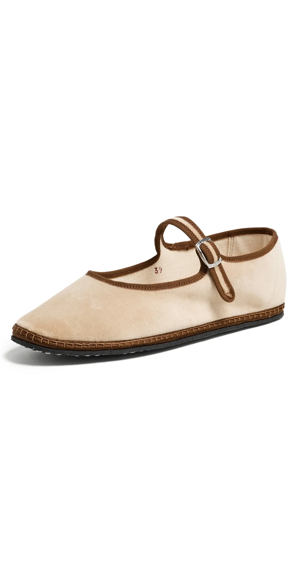Velvet Mary Jane Flats Goldoni by ViBi VENEZiA