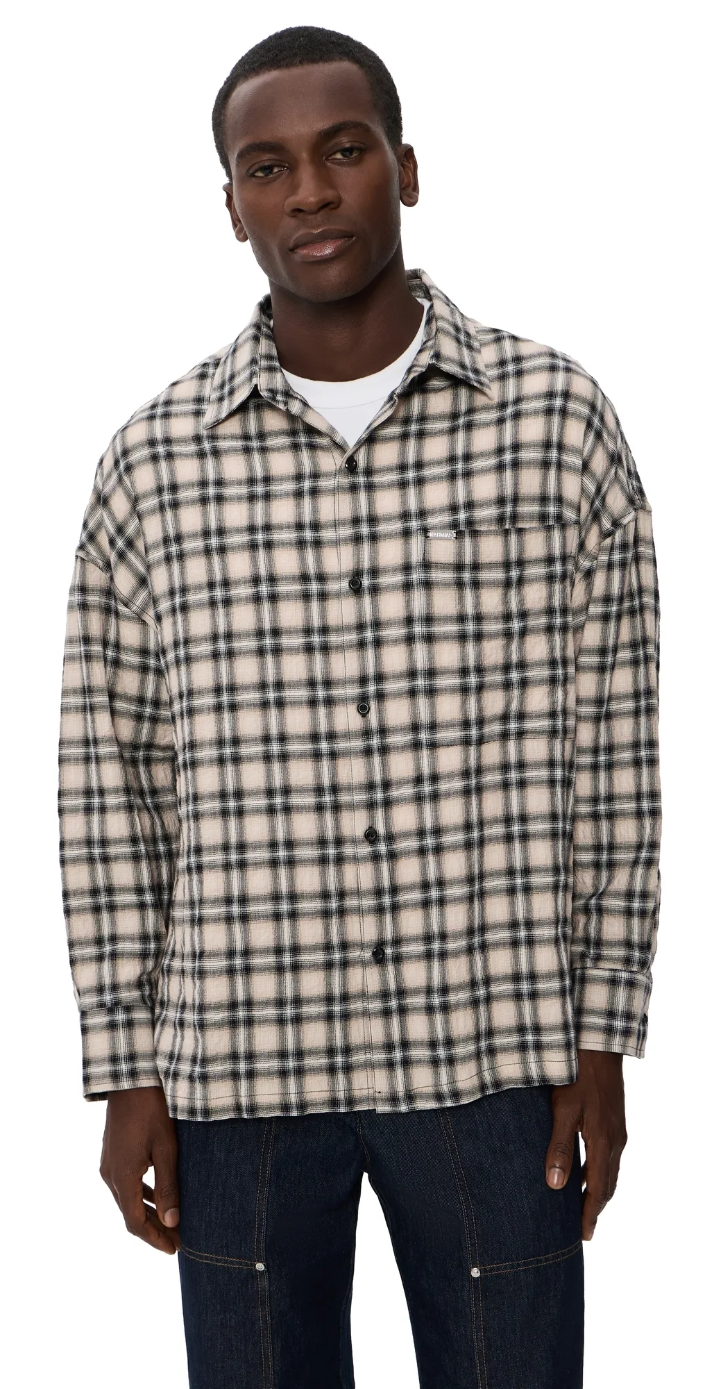 Relaxed Long Sleeve Button Up Shirt by Nahmias