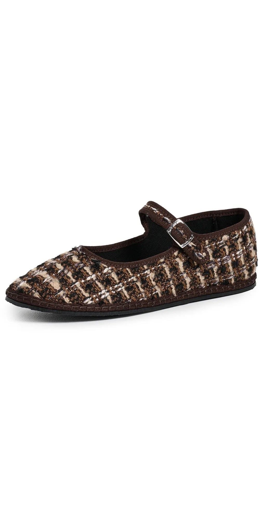 Mary Jane Tweed Flats by ViBi VENEZiA