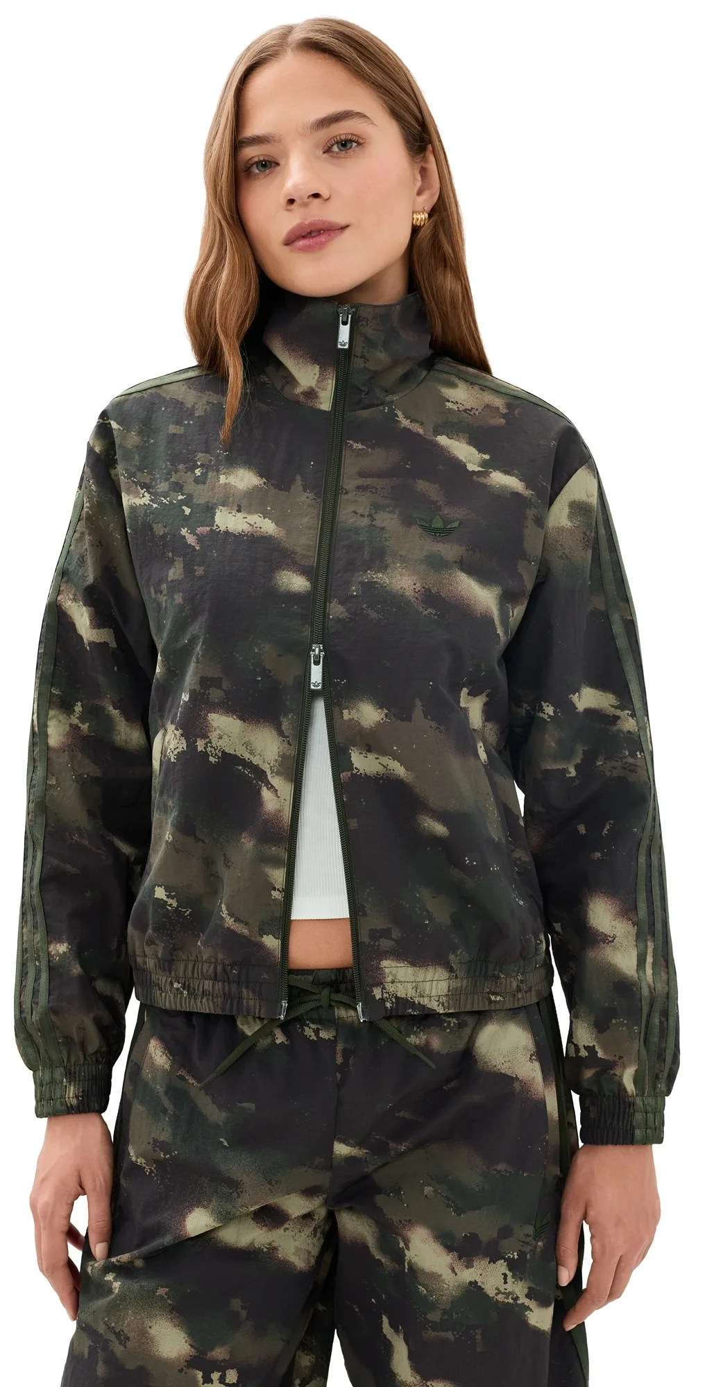 Camouflage Loose Track Top by adidas