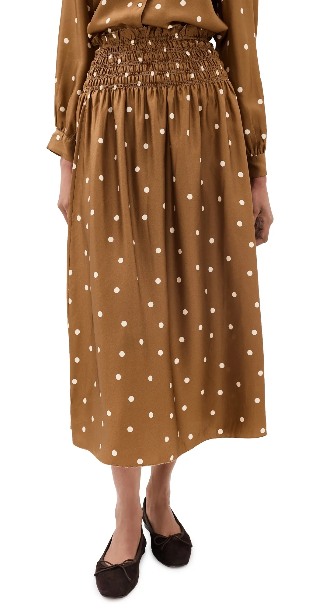 The Canary Silk Skirt by The Great